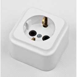 Колодка удлинителя  1 гнездо